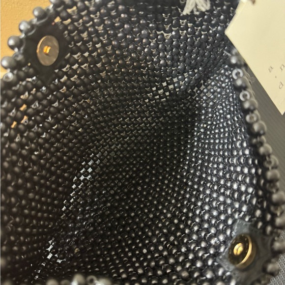 A New Day Elegant Black Beaded Shoulder Bag - Picture 2 of 2